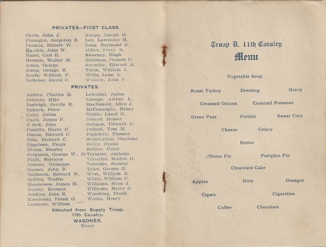 Roster Page 2 &amp; Menu